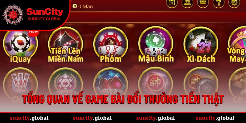 Game Bài Đổi Thưởng Tiền Thật - Sân Chơi Uy Tín Suncity 1 Tổng hợp các thể loại game bài đổi thưởng tiền thật